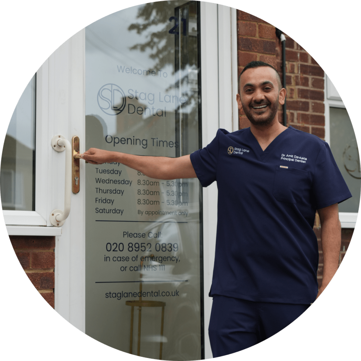 A new patient at Stag Lane Dental